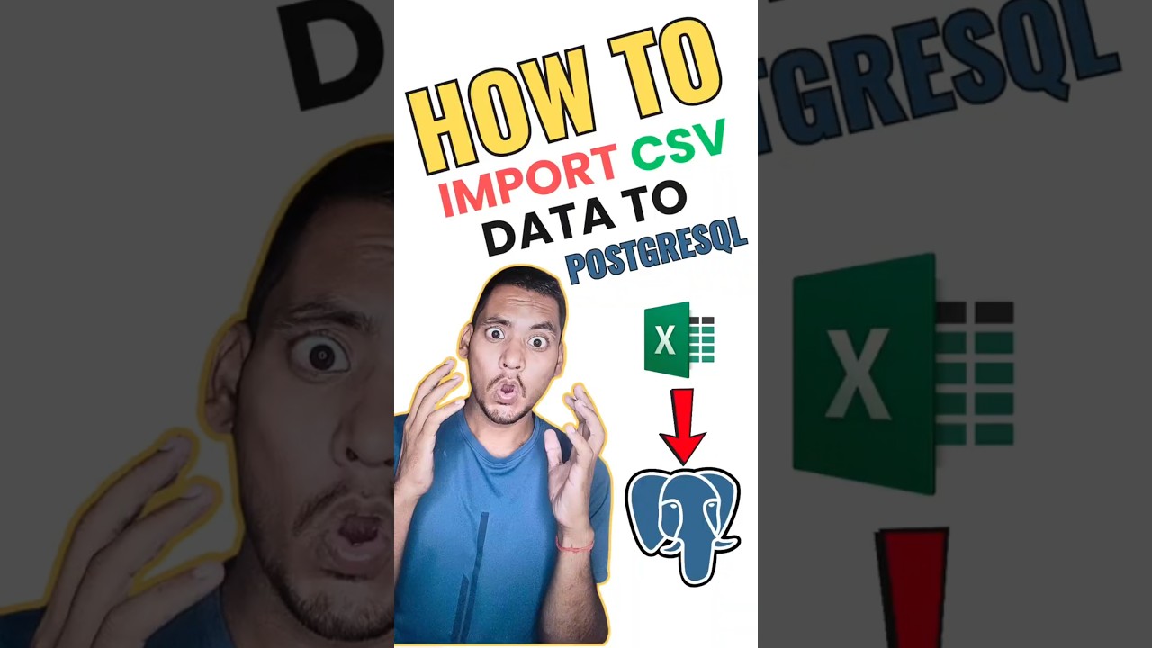 How to import a CSV file into PostgreSQL? 🧩📁| Data Analyst | Learn SQL | 