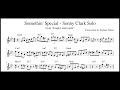 Somethin special  sonny clark solo transcription from leapin and lopin