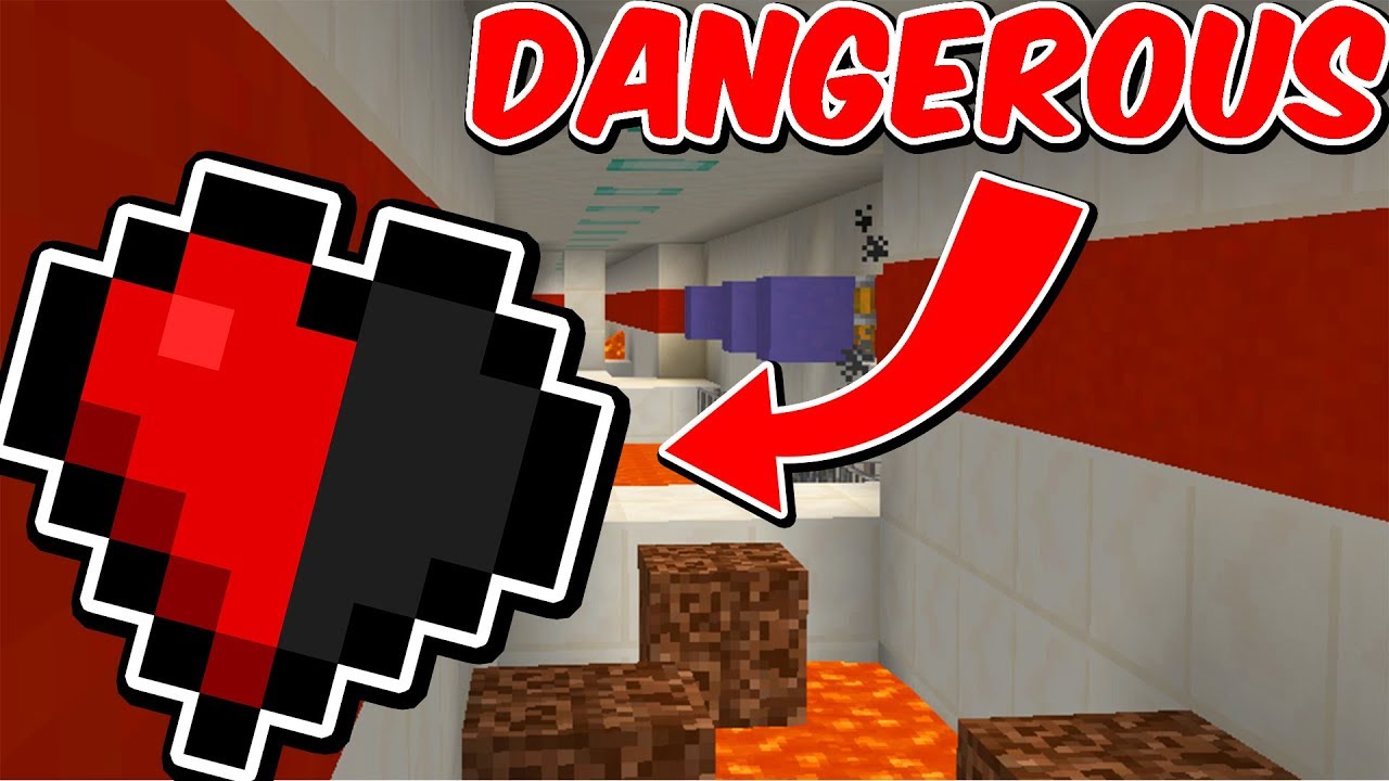 1 HEART DEADLY MINECRAFT PARKOUR!!