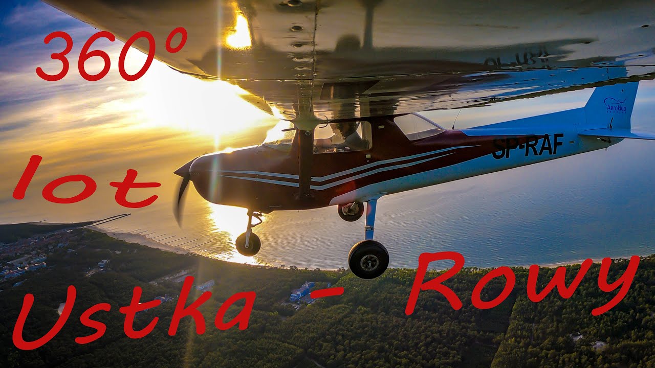 Ustka Rowy 360° lot o zachodzie słońca GoPRO MAX  