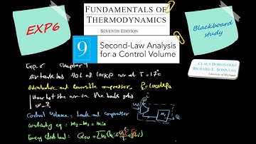 Fundamental of thermodynamics, Chapter9, Second-Law Analysis for a Control Volume, EXP6