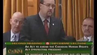 20111122 - Bill C-304 - Second Reading in House of Commons to strip CHRC of Section 13 censorship
