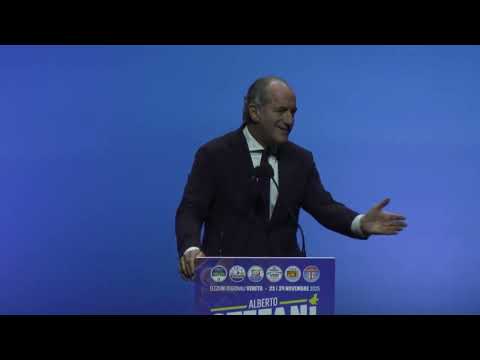 Video LUCA ZAIA ALLA CHIUSURA DELLA CAMPAGNA ELETTORALE DI ALBERTO STEFANI