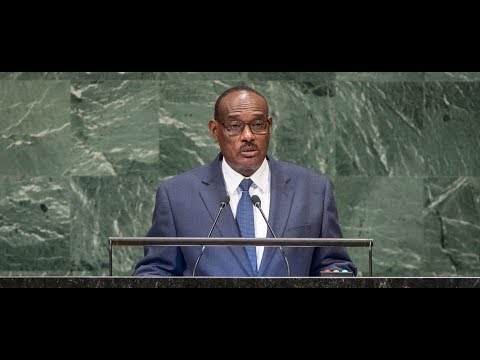 جزء من خطاب وزير الخارجية السوداني الدرديري محمد أحمد في مداولات الجمعية العامة