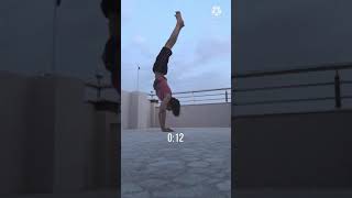 My Longest Handstand Hold 23 Seconds I Broke My Own Record Handstand Hold
