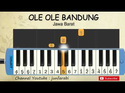 Not Pianika Ole Ole Bandung - Lagu Daerah Tradisional Indonesia - Tutorial Pianika Not Angka