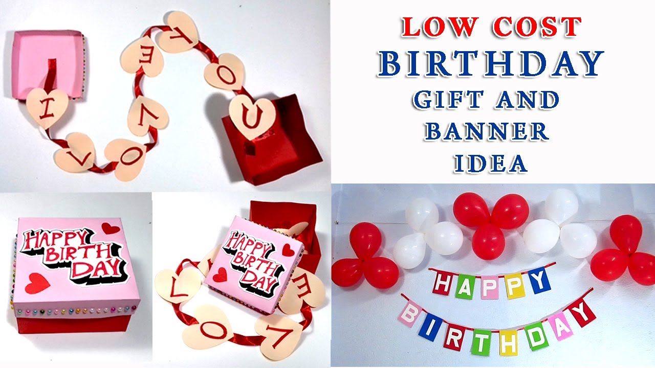 low-cost-birthday-banner-and-gift-ideas-simple-and-easy-diy-youtube