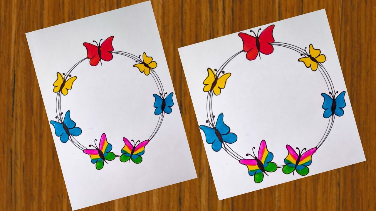 assignment design for front page easy butterfly