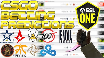 CS:GO Betting Predictions - Road To Rio EU & NA - Complexity vs. Astralis, Vitality vs. NiP & more!