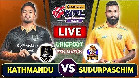 KATHMANDU GURKHAS VS SUDURPASCHIM ROYALS || Siddhartha Bank Nepal Premier League Powered by Ncell