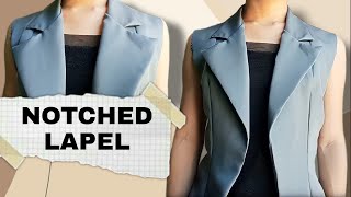 NOTCHED LAPEL | HOW TO SEW TAILORED COAT | PART 1