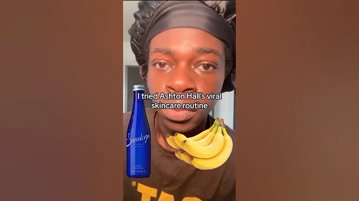 Trying Ashton Hall’s viral Skincare Routine #shorts #skincare