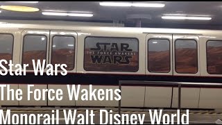 Star Wars The Force Awakens Full Movie Monorail At Walt Disney World
