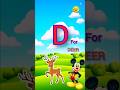 👉D for Dog 🐶 | D for Doll 🧸 | D for Deer 🦌 | D for Donkey 🐴 | ABC Learning for Kids🥰