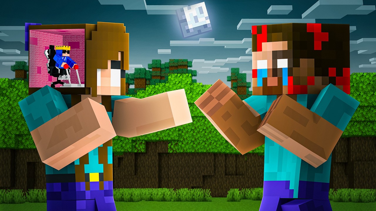 Becoming TINY to Find Herobrine's Family SECRETS in Minecraft!