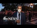 Crowds gather outside Black Lives Matter Plaza in DC as Election Day closes