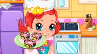 Baked Rainbow Doughnuts| Juegos de cocinar screenshot 2