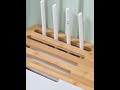 日式木蓋雙層路由器收納盒 電線收納 wifi 線路收納 插座整理 置物架 product youtube thumbnail