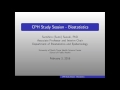 CPH Study Session Webinar - Biostatistics