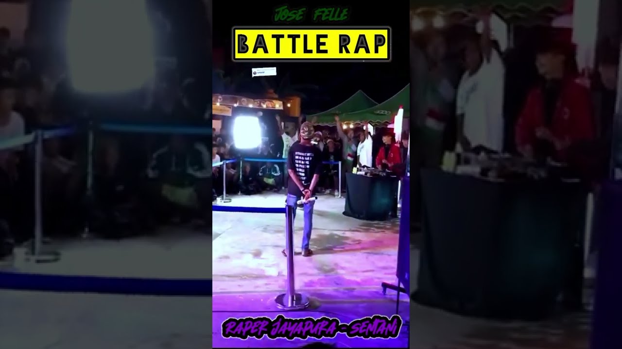 BATTLE RAP ‼️ Jose felle Rapper jayapura sentani BIKIN LAWAN K.O 😱 #video #viral