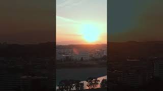 Magic hour Sun set.