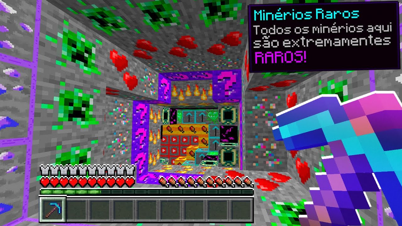 então eu fiz novos minérios para o Minecraft - YouTube