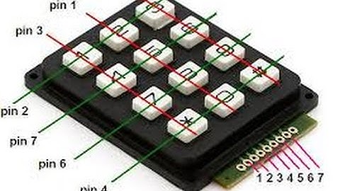 Arduino - 15  (Teclado matricial)