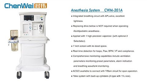 Chenwei Medical Basic Anesthesia Machine_CWM-201A