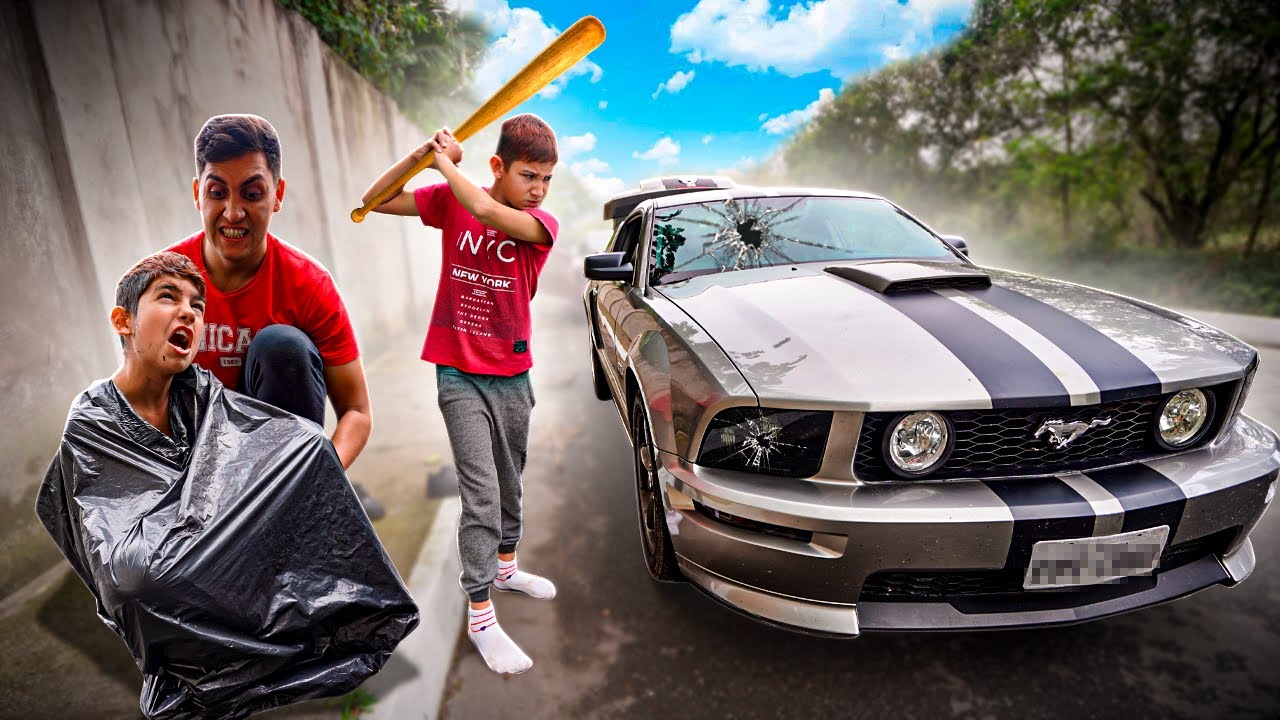 OS MINI HATER DESTRUÍRAM MEU MUSTANGÃO