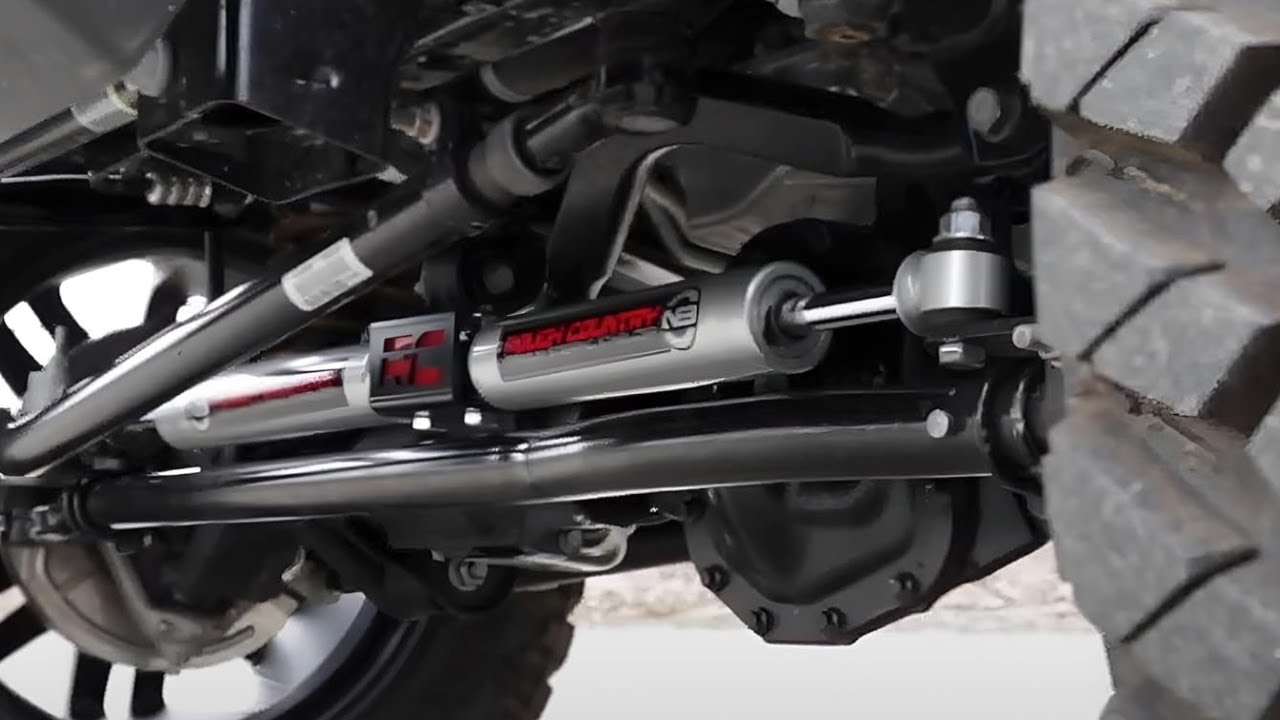 Rough Country N3 Dual Steering Stabilizer for 05-24 Ford Super Duty - 8749130