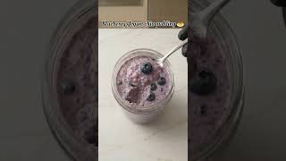 Blueberry chia seed pudding