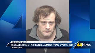 Reckless driver arrested after nearly running over child playing outside, deputies say