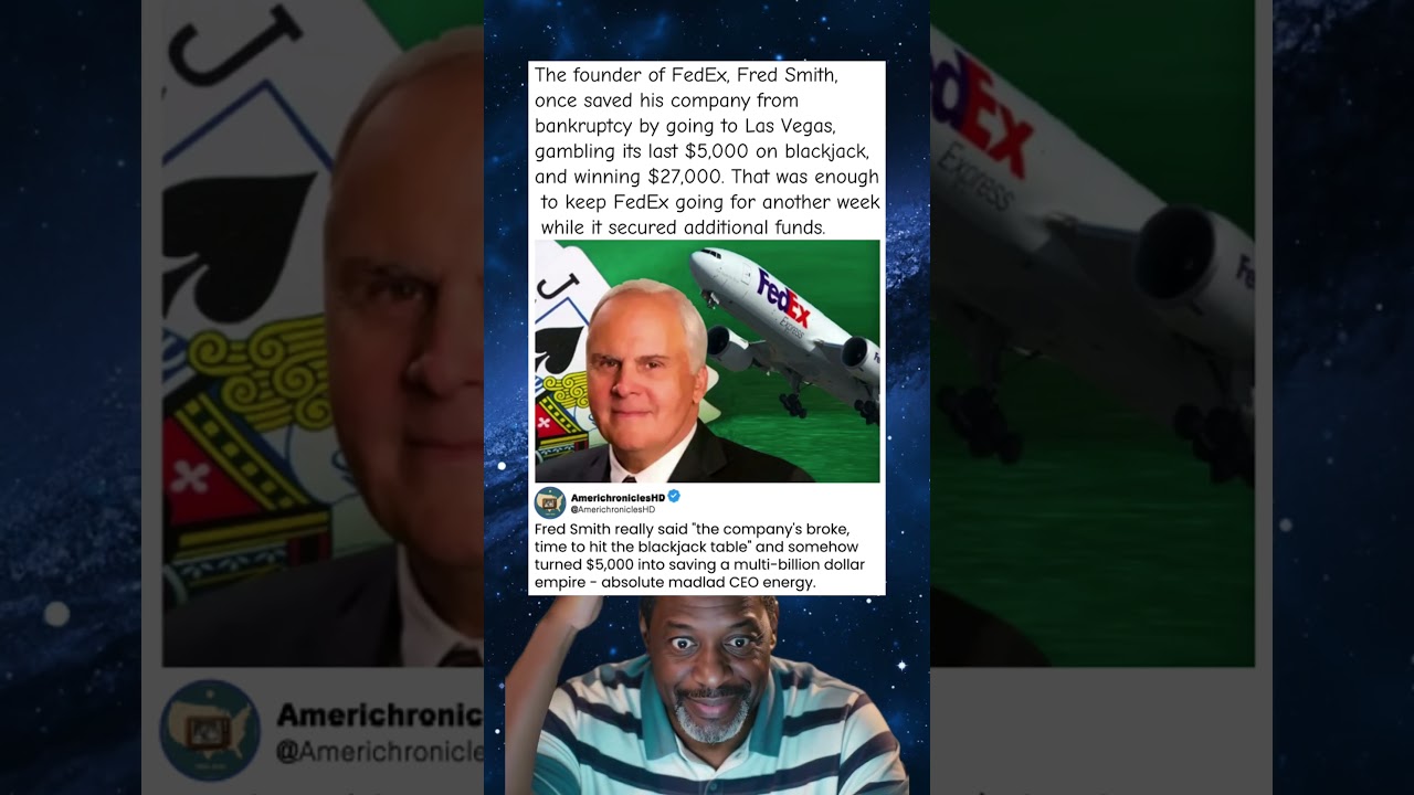 FedEx Founder's $5,000 Vegas Gamble That Saved a Billion Dollar Company