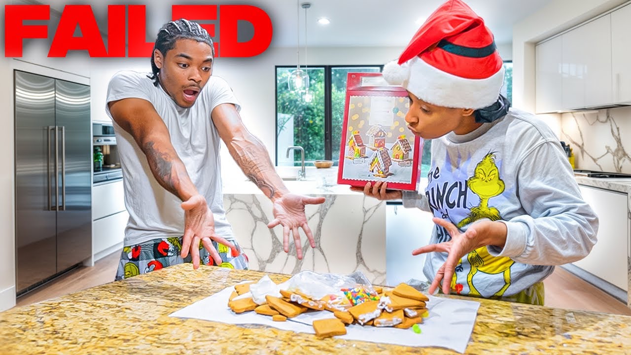 Gingerbread Challenged Gone WRONG *We Got Into It*