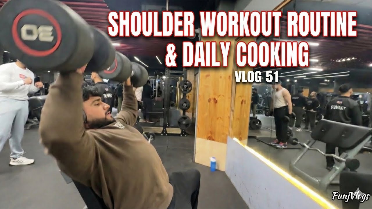 My Shoulder Workout Routine + What I Cook Daily | Vlog 51