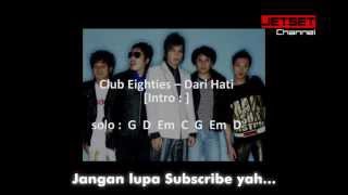 Musik Chord \u0026 Lirik pada lagu Club Eighties  \