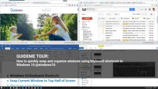 How to quickly snap windows using keyboard shortcuts in Windows 10 @windows10 screenshot 5