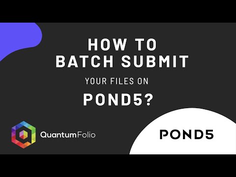 How to batch upload the metadata in Pond5 using the CSV template