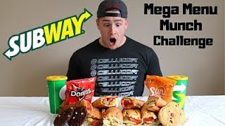SUBWAY MEGA MENU MUNCH CHALLENGE