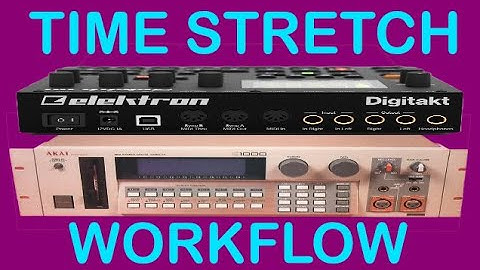 Digitakt can TIME STRETCH & BEAT SLICE just like vintage samplers
