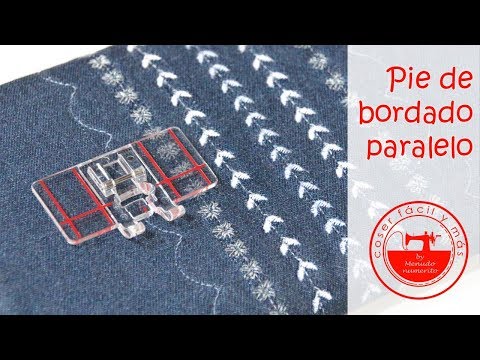 Prensatelas para bordar o coser en paralelo