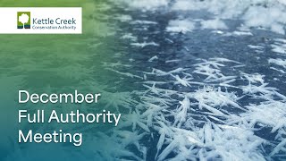 December 17, 2025 Full Authority Meeting