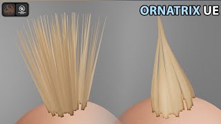 Ornatrix UE 5: Demo Clump Brush in Unreal Engine 5