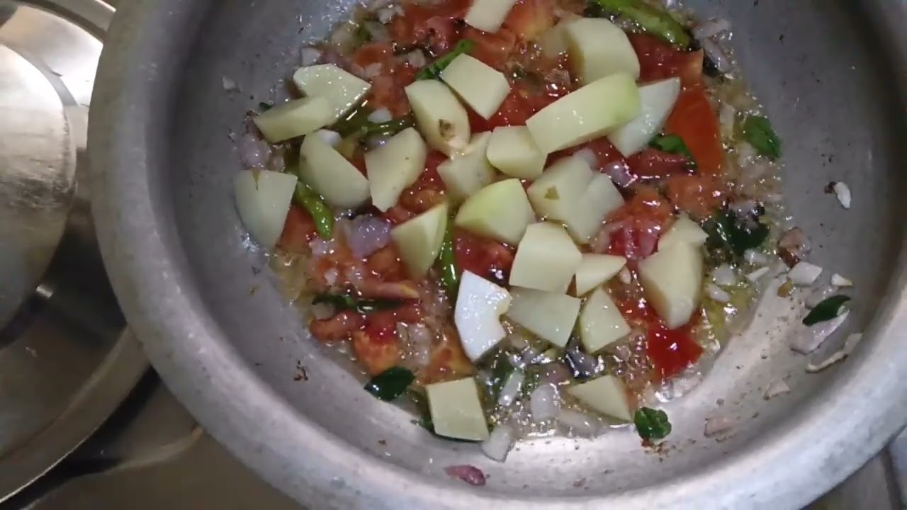 Dosakai potato curry 