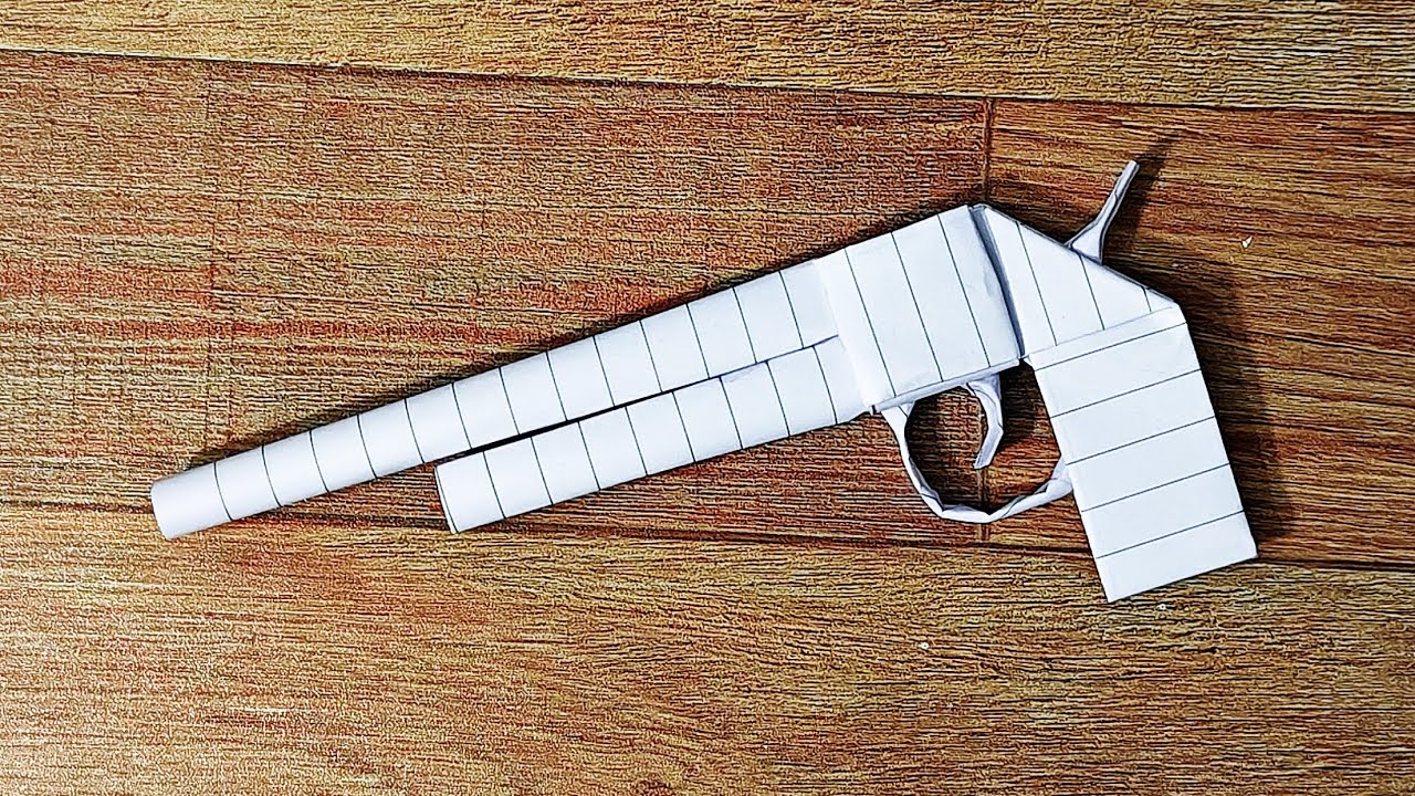 How to Make a Paper Gun | Simple Paper Gun Craft | Origami Paper Gun 