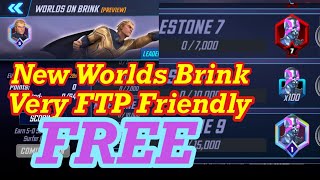 FREE Surfer Breaker Reds & Diamonds! Worlds on Brink Very FTP Friendly Event! Marvel Strike Force!