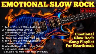 Live 🖤 Painful Love Rock Songs | Deepest Slow Rock Mix Full Album