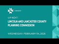 Lincoln - Lancaster County Planning Commission February 4, 2026