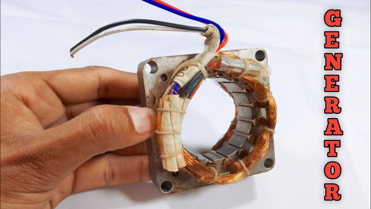 How To Make A 240 Volt Generator Diy Fan Capacitor Free Energy Generator YouTube