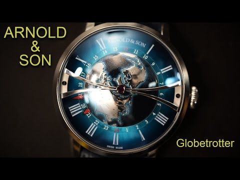 Arnold & Son Globetrotter in Steel Blue \